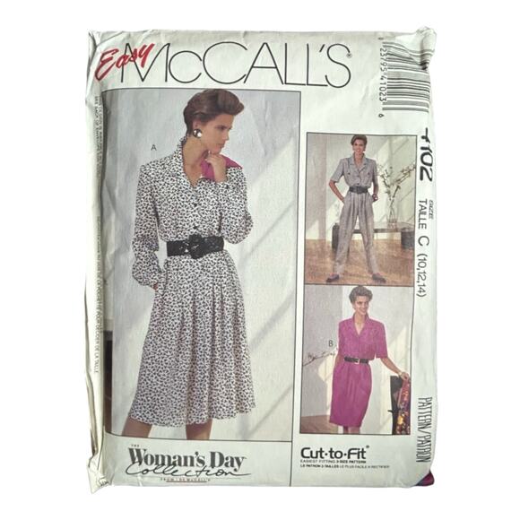 McCall's 4102 Misses' Dress and Jumpsuit Pattern - Size 10-12-14 - Picture 2 of 5